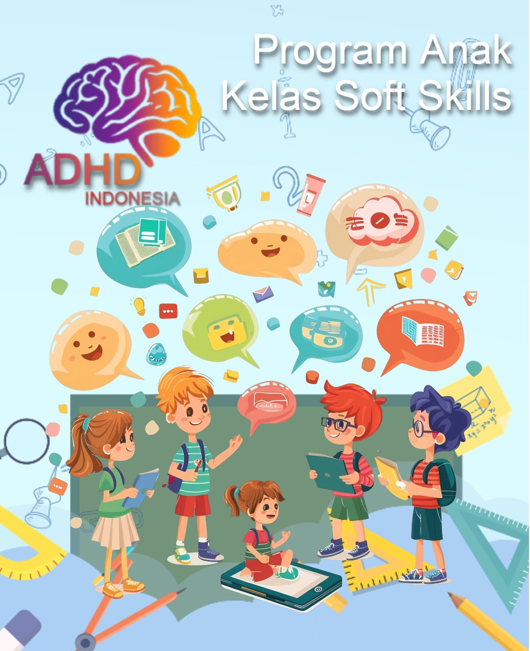 Program ADHD Indonesia Provinsi Papua Selatan Kelas Soft Skills Anak ADHD